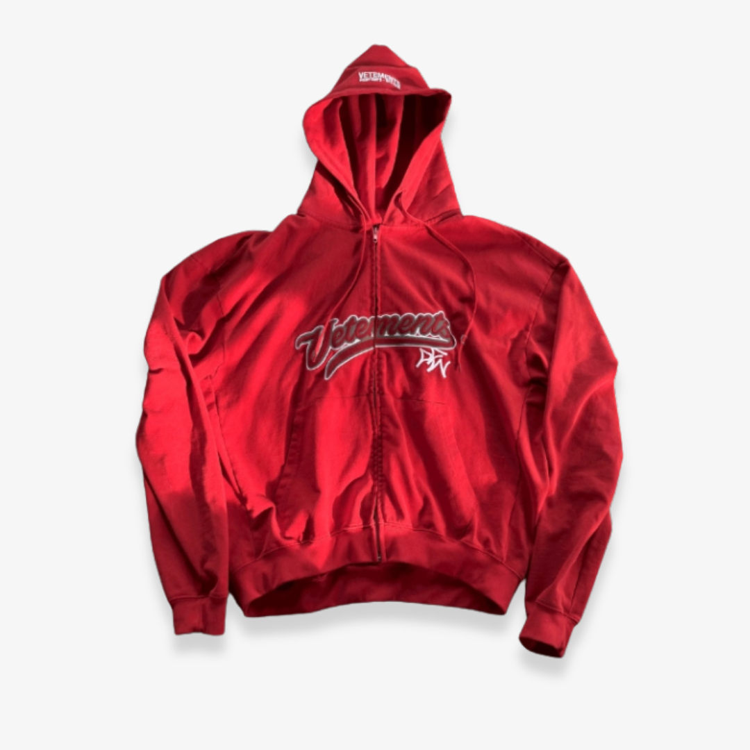 VETEMENTS ZIP UP HOODIE