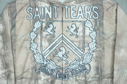 SAINT TEARS CAMO ZIP UP HOODIE