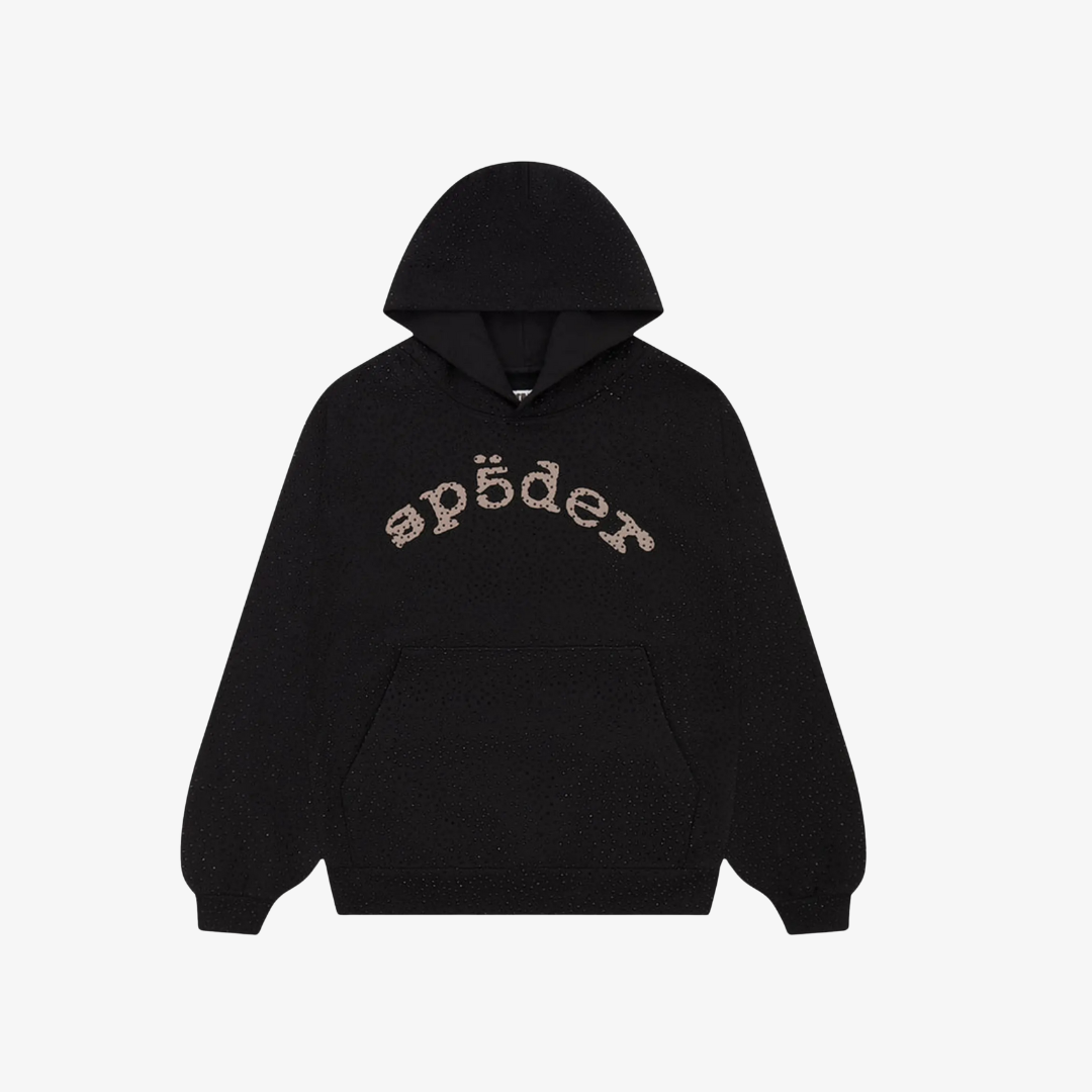RHINESTONE SPIDER HOODIE