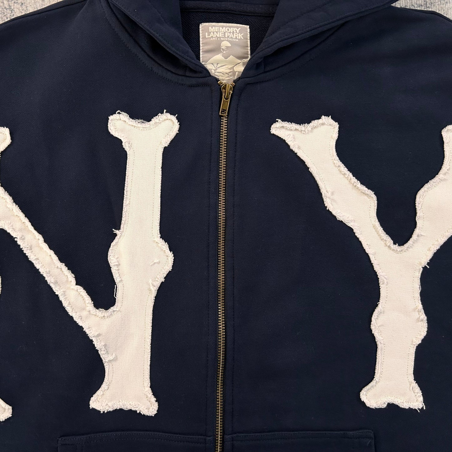 MEMORY LANE PARK NY ZIP UP HOODIE