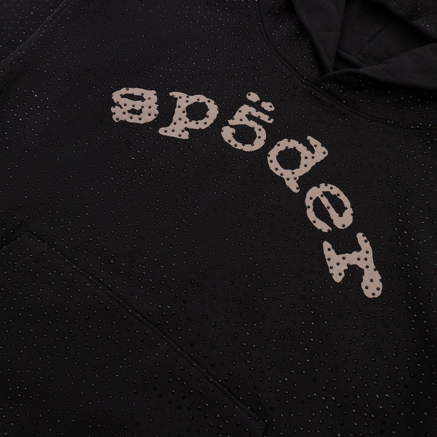 RHINESTONE SPIDER HOODIE